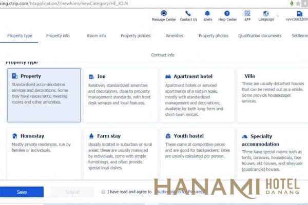 Hướng dẫn đăng ký bán phòng trên ctrip.com