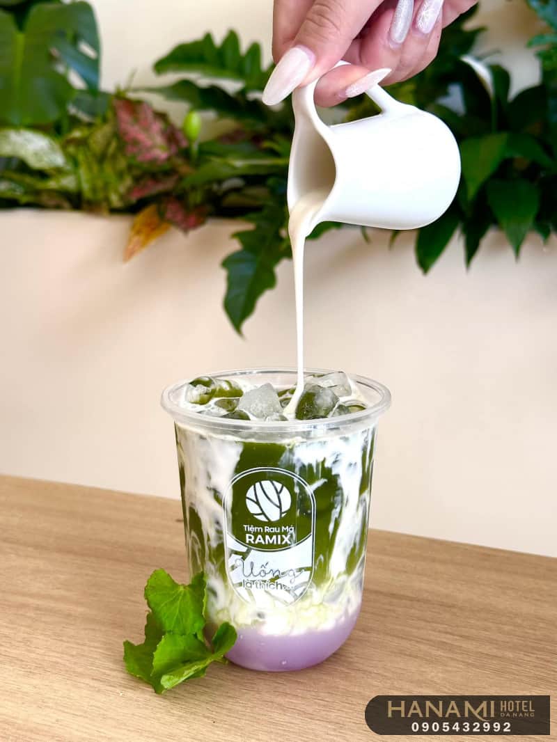 6 địa chỉ nước ép rau má pha Đà Nẵng ngon nhất 3 Nước ép rau má pha Đà Nẵng từ tiệm rau má RAMIX