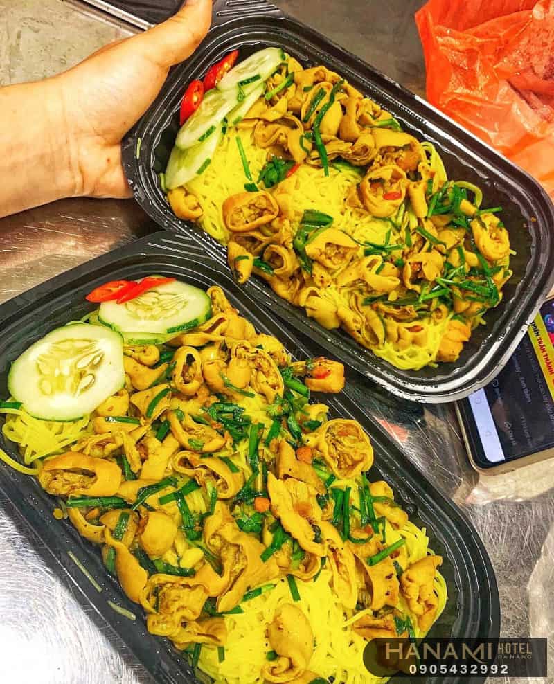 bún lòng xào nghệ Đà Nẵng