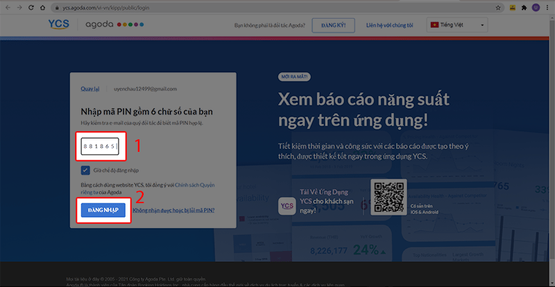 Hướng dẫn đăng ký bán phòng trên agoda.com