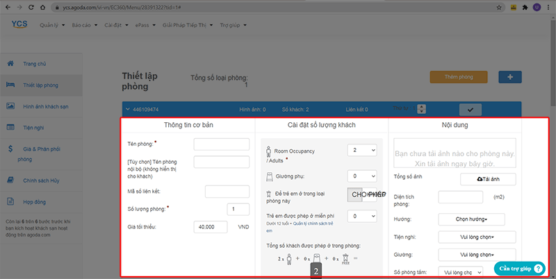 Hướng dẫn đăng ký bán phòng trên agoda.com