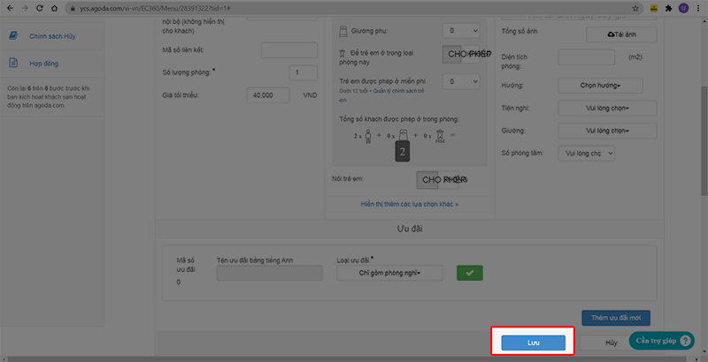 Hướng dẫn đăng ký bán phòng trên agoda.com