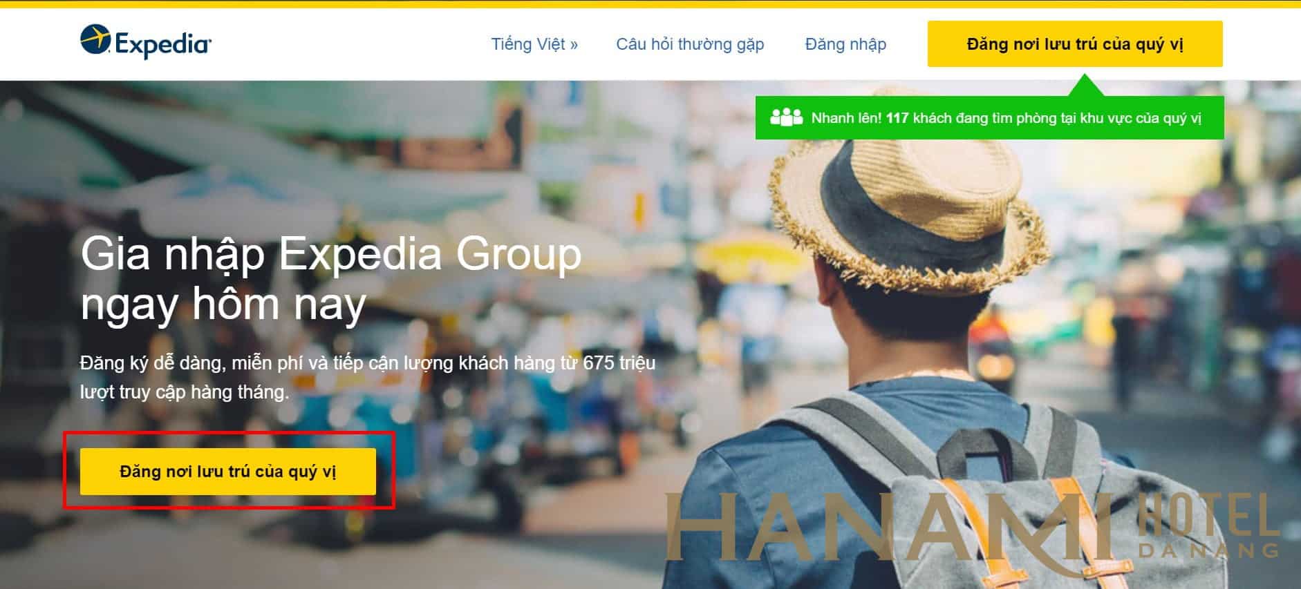  Hướng dẫn đăng ký bán phòng trên expedia.com