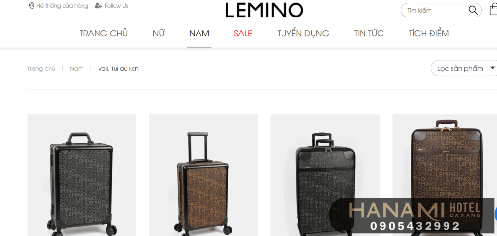 cửa hàng vali kéo Đà Nẵng