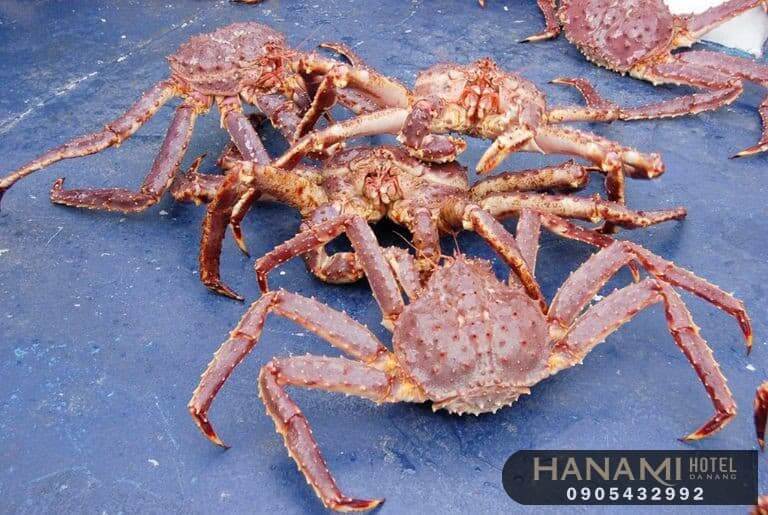 giá cua hoàng đế ở Đà Nẵng