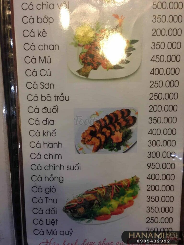 Nhà hàng Hải sản Bé Anh Đà Nẵng