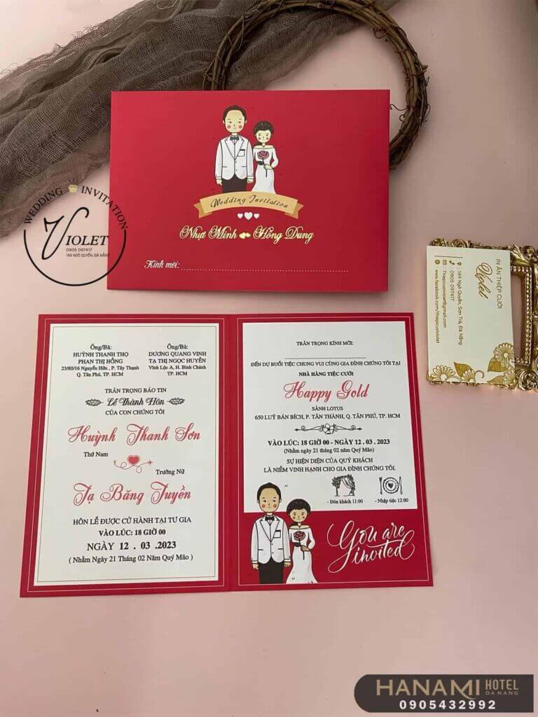 in thiệp cưới giá rẻ Đà nẵng