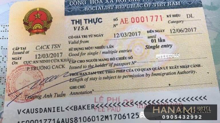 cách làm visa du lịch Việt Nam