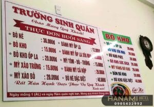 quán ăn gần trường Kiến Trúc Đông Á Đà Nẵng