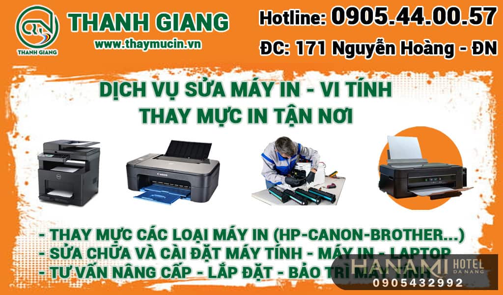 Thanh Giang - Thay mực máy in Đà Nẵng 