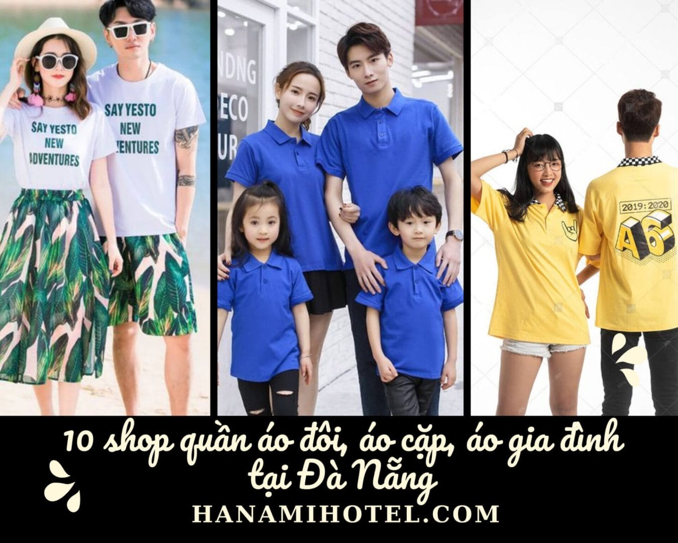 Shop quần áo đôi, áo cặp, áo gia đình tại Đà Nẵng