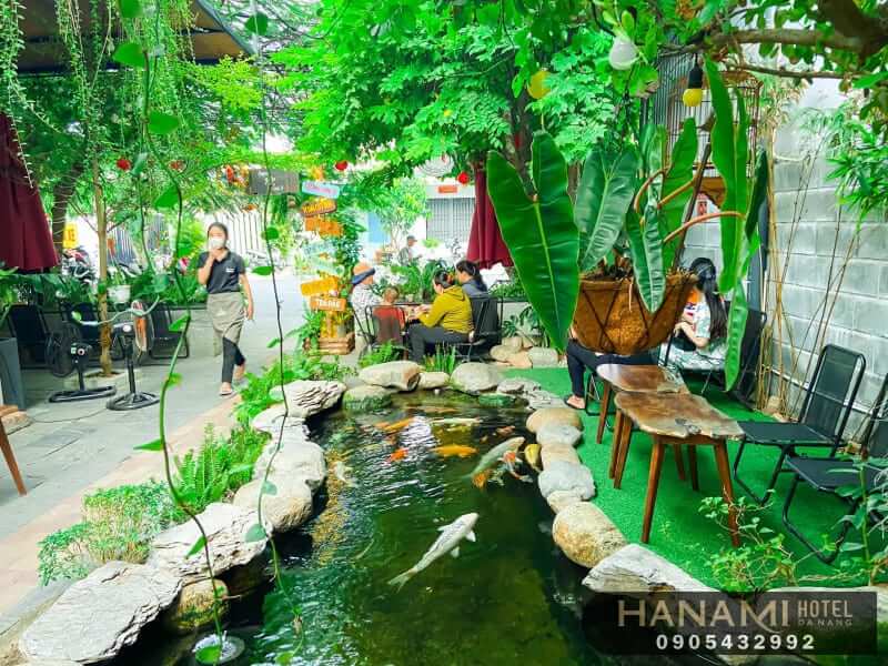 cafe cá Koi Đà Nẵng 