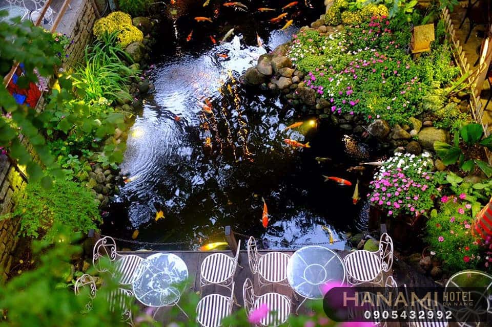 cafe cá Koi Đà Nẵng 