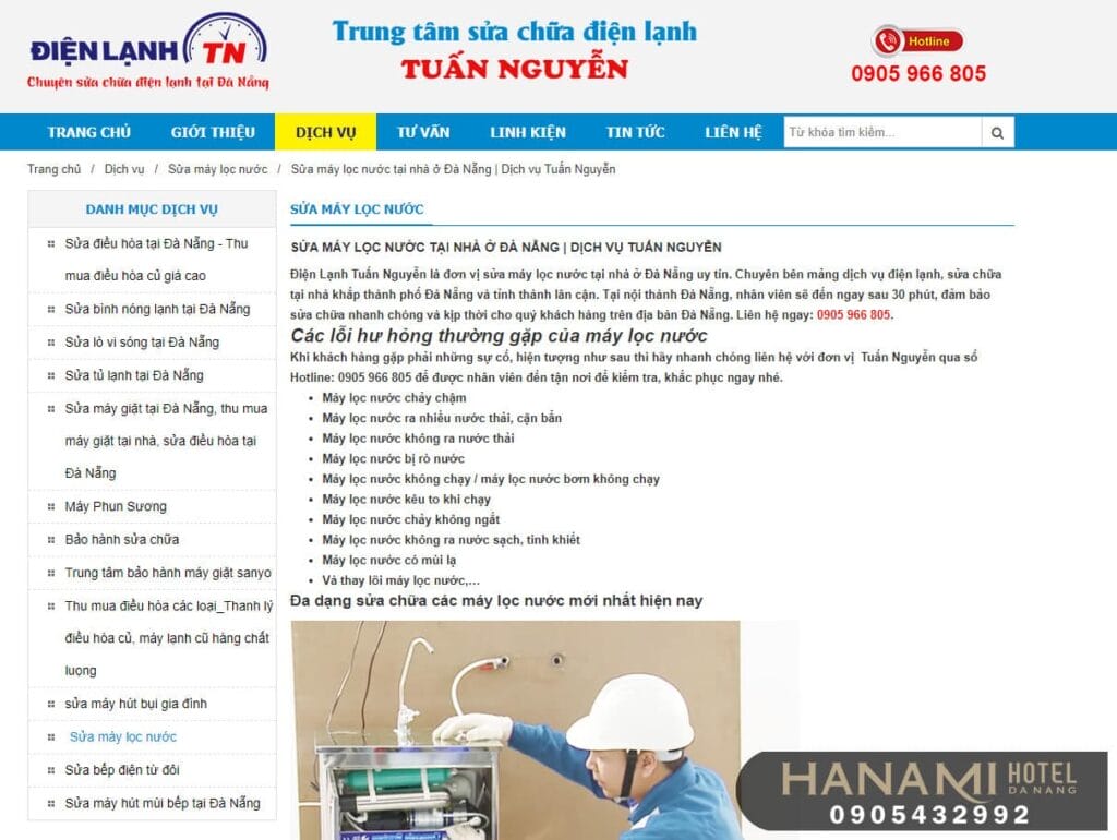 Sửa máy lọc nước Đà Nẵng