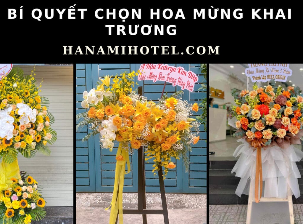 bí quyết chọn hoa mừng khai trương