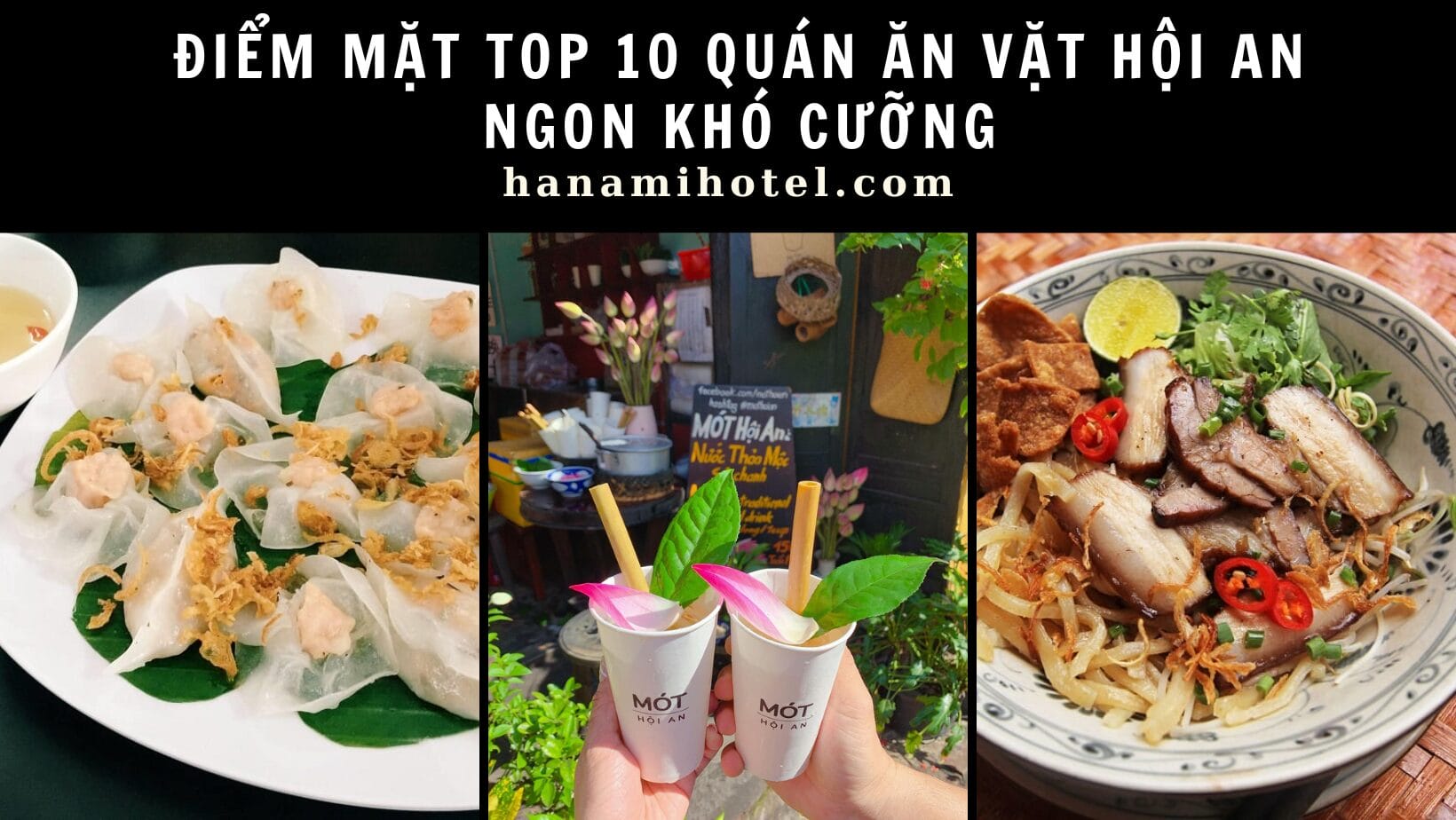 quán ăn vặt Hội An