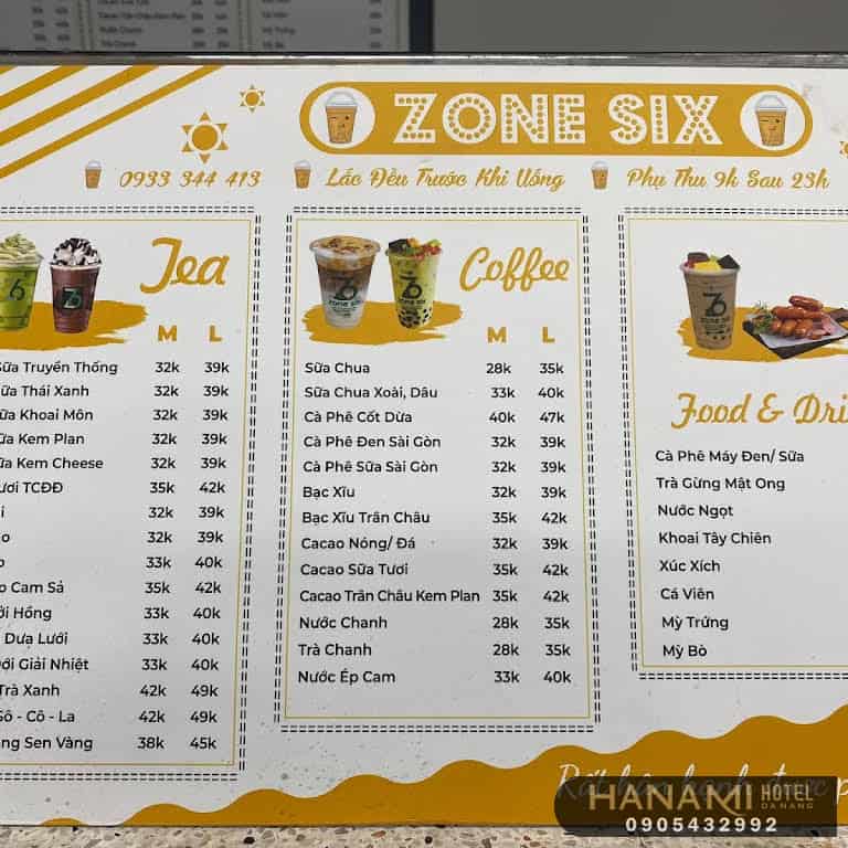 Quán cafe Zone Six