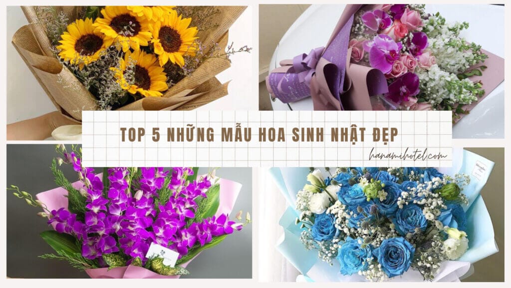 những mẫu hoa sinh nhật đẹp