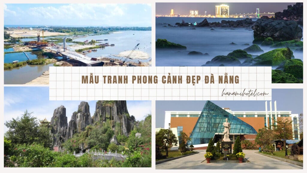 mẫu tranh phong cảnh đẹp Đà Nẵng