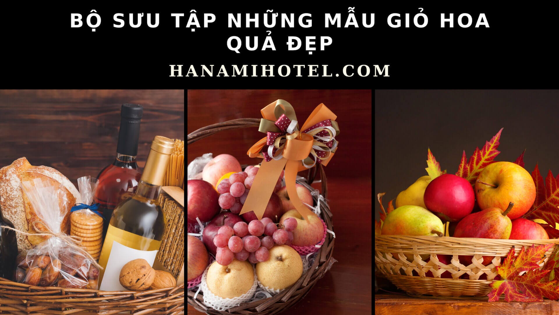 mẫu giỏ hoa quả đẹp