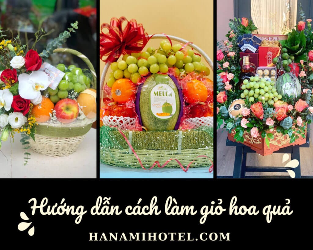 Hướng dẫn cách làm giỏ hoa quả