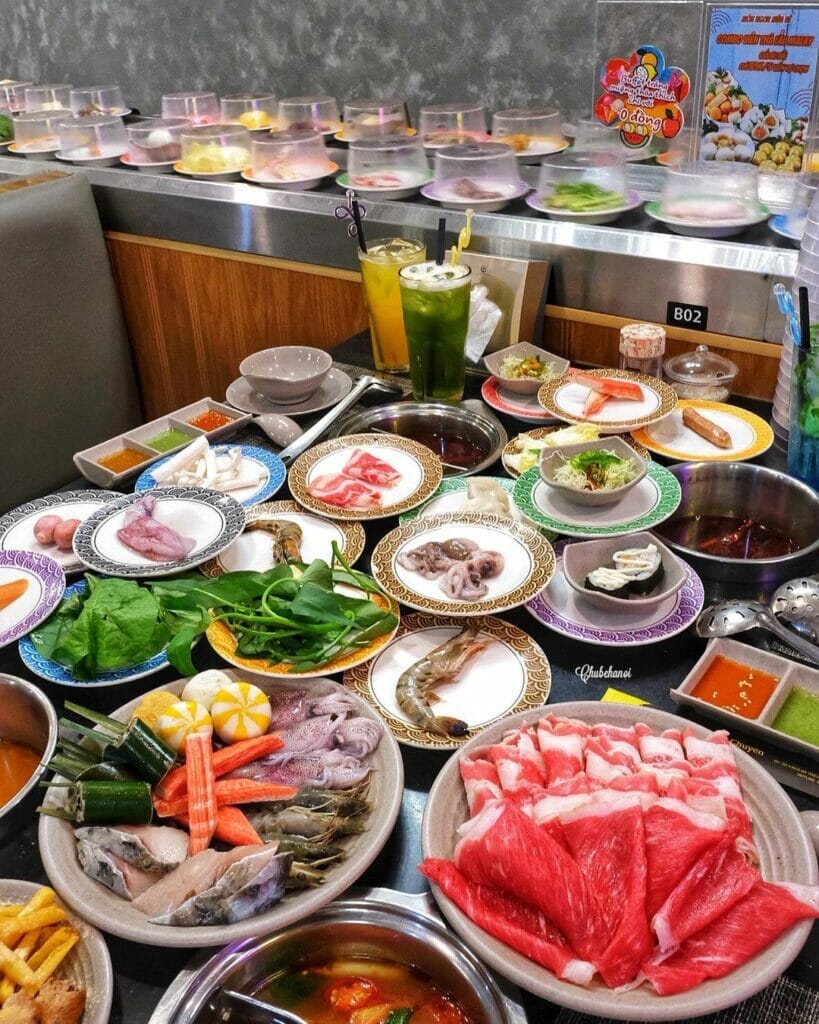 Buffet hotpot in Danang