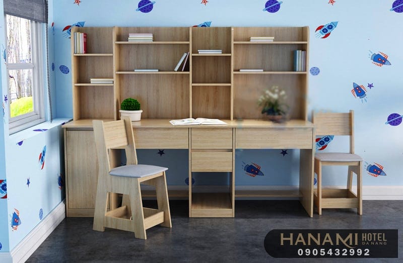 Bàn học liền giá sách Đà Nẵng