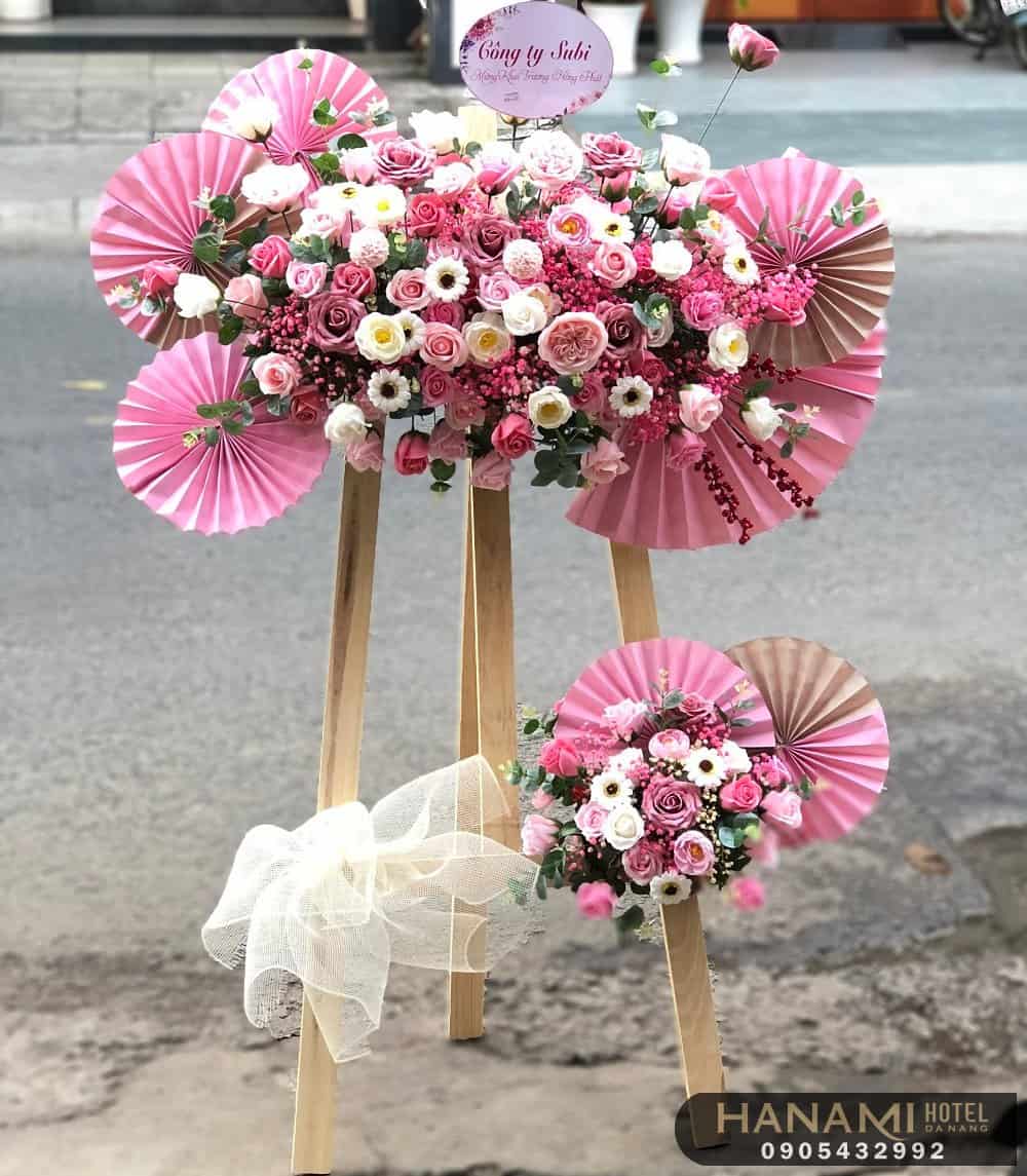 Các lẵng hoa khai trương đẹp