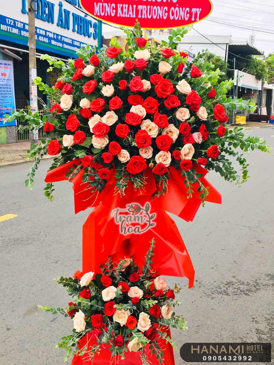 Các lẵng hoa khai trương đẹp