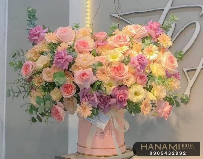 Các lẵng hoa khai trương đẹp