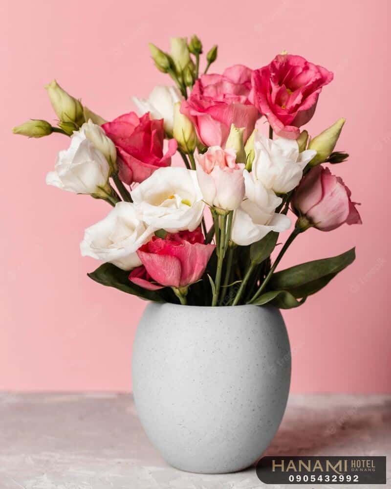 cách cắm hoa hồng đẹp