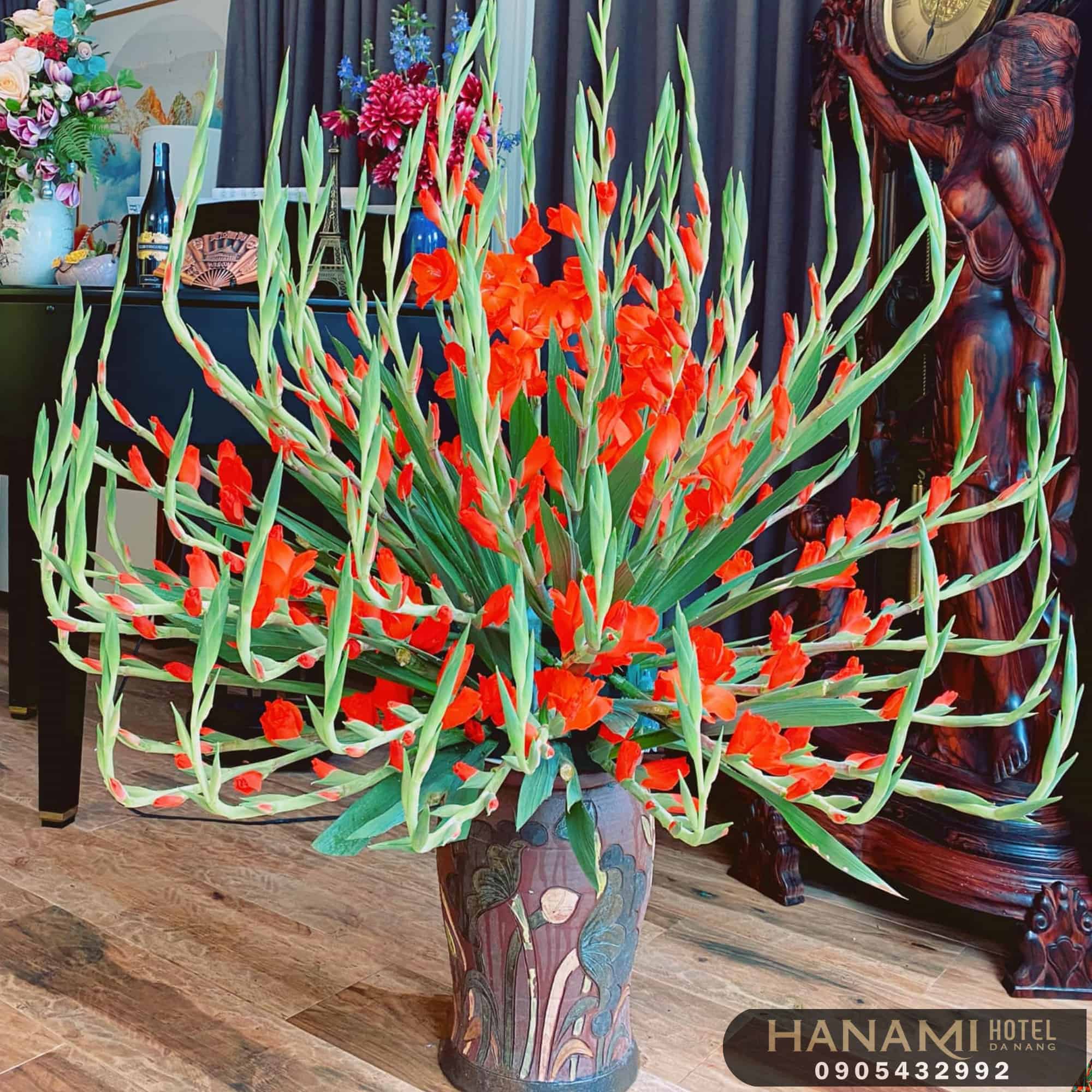 cách cắm hoa lay ơn