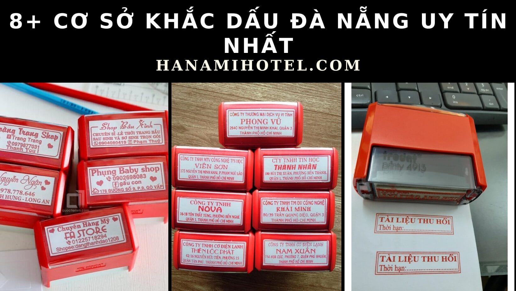 8+ cơ sở khắc dấu Đà Nẵng uy tín nhất 1 cơ sở khắc dấu Đà Nẵng