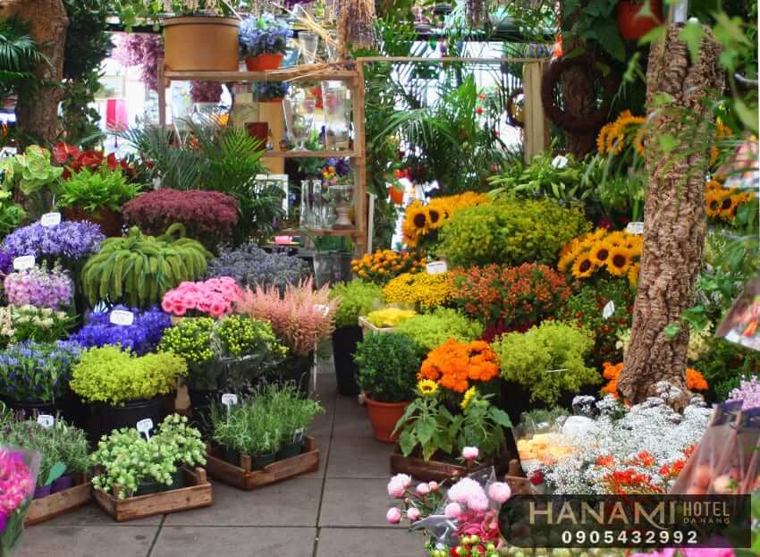 cửa hàng bán hoa