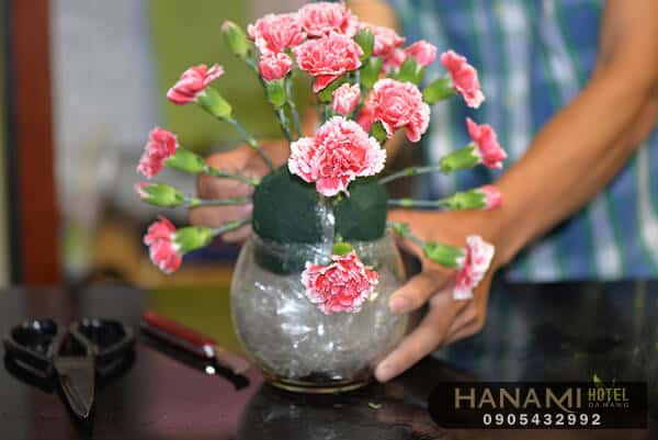 hướng dẫn cách cắm hoa cẩm chướng