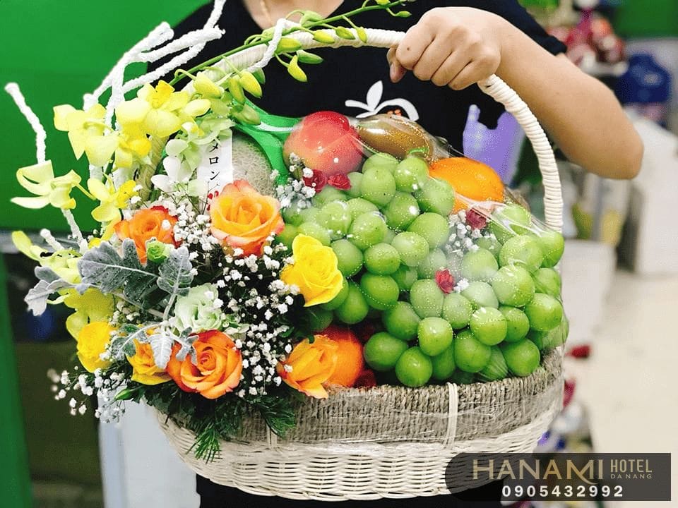 Hướng dẫn cách làm giỏ hoa quả