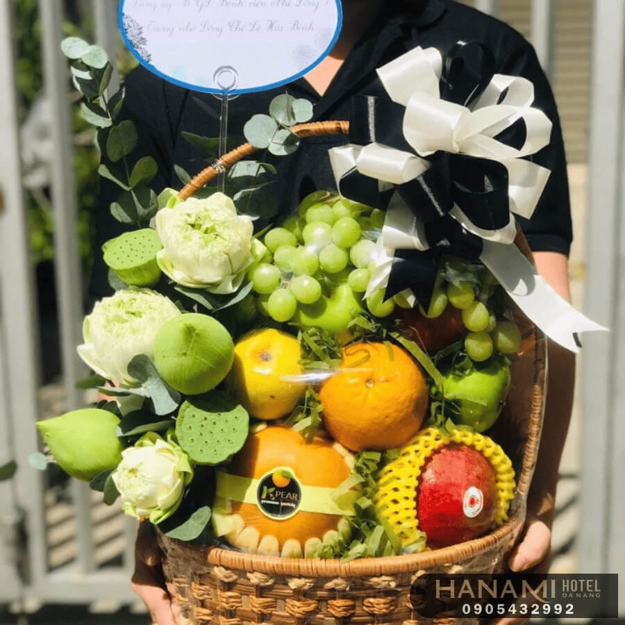 mẫu giỏ hoa quả đẹp