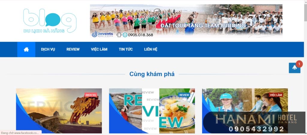 trang web ẩm thực Đà Nẵng 