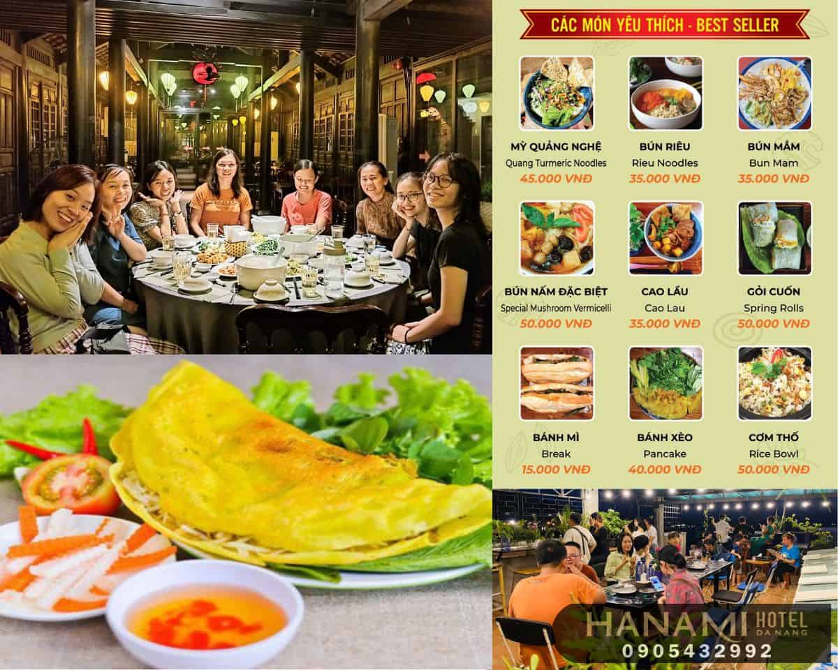 bánh xèo chay Đà Nẵng