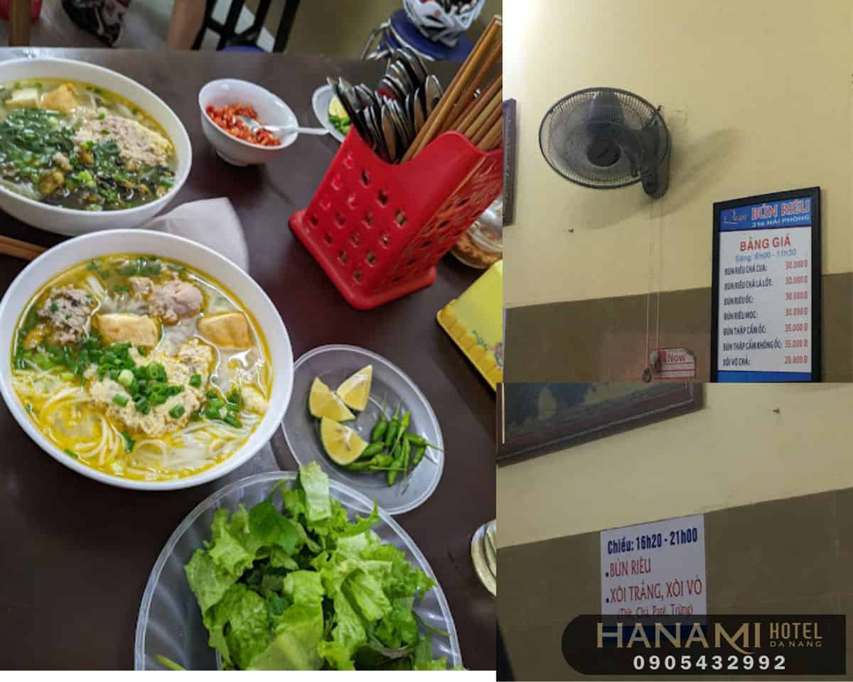bún ốc Đà Nẵng