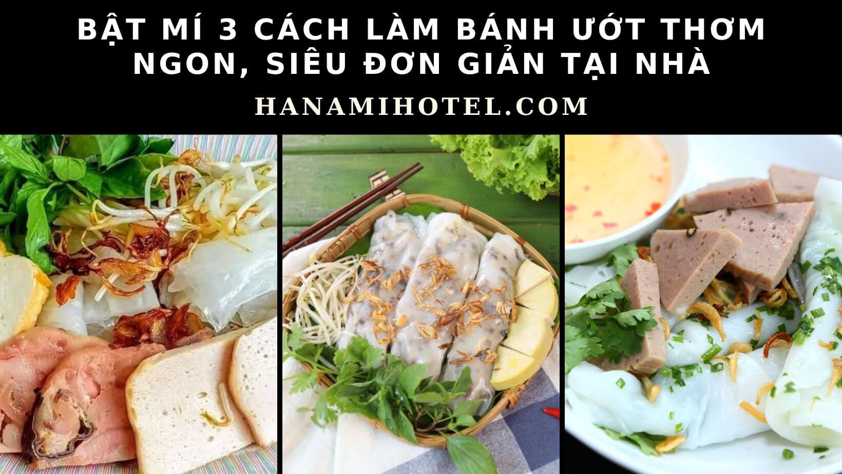 cách làm bánh ướt