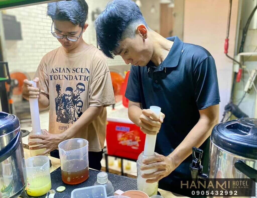 cách làm trà chanh giã tay