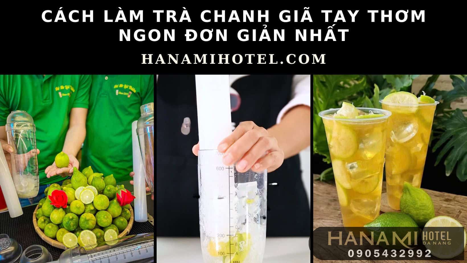 Cách làm trà chanh giã tay