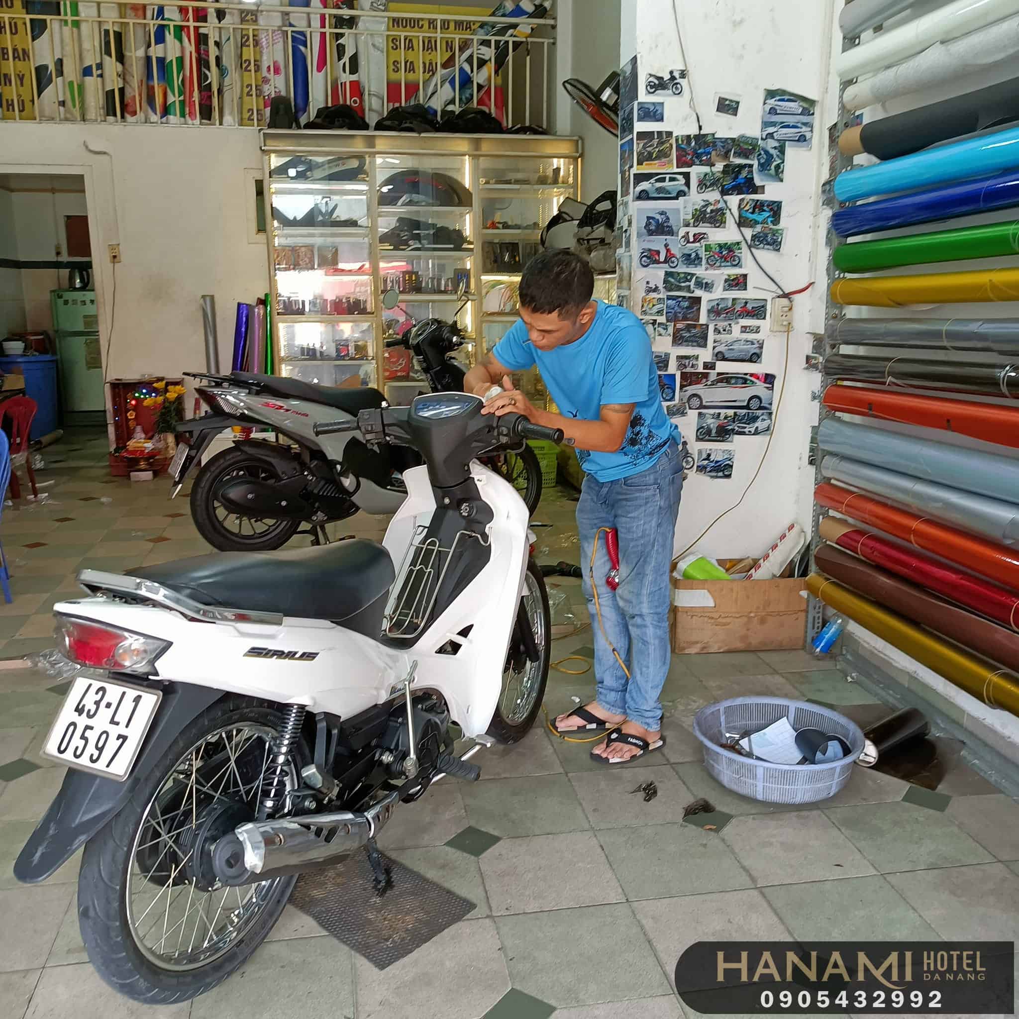 dán xe máy Đà Nẵng