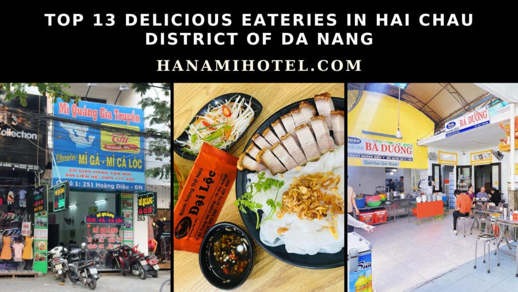 delicious eateries in Hai Chau district of Da Nang