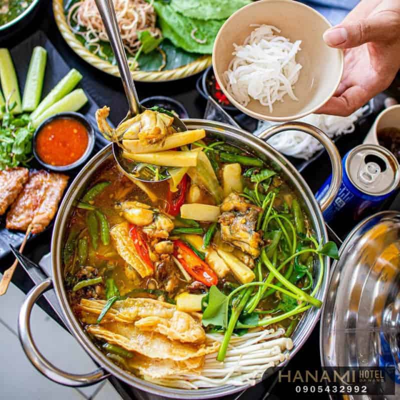 lẩu ếch Đà Nẵng