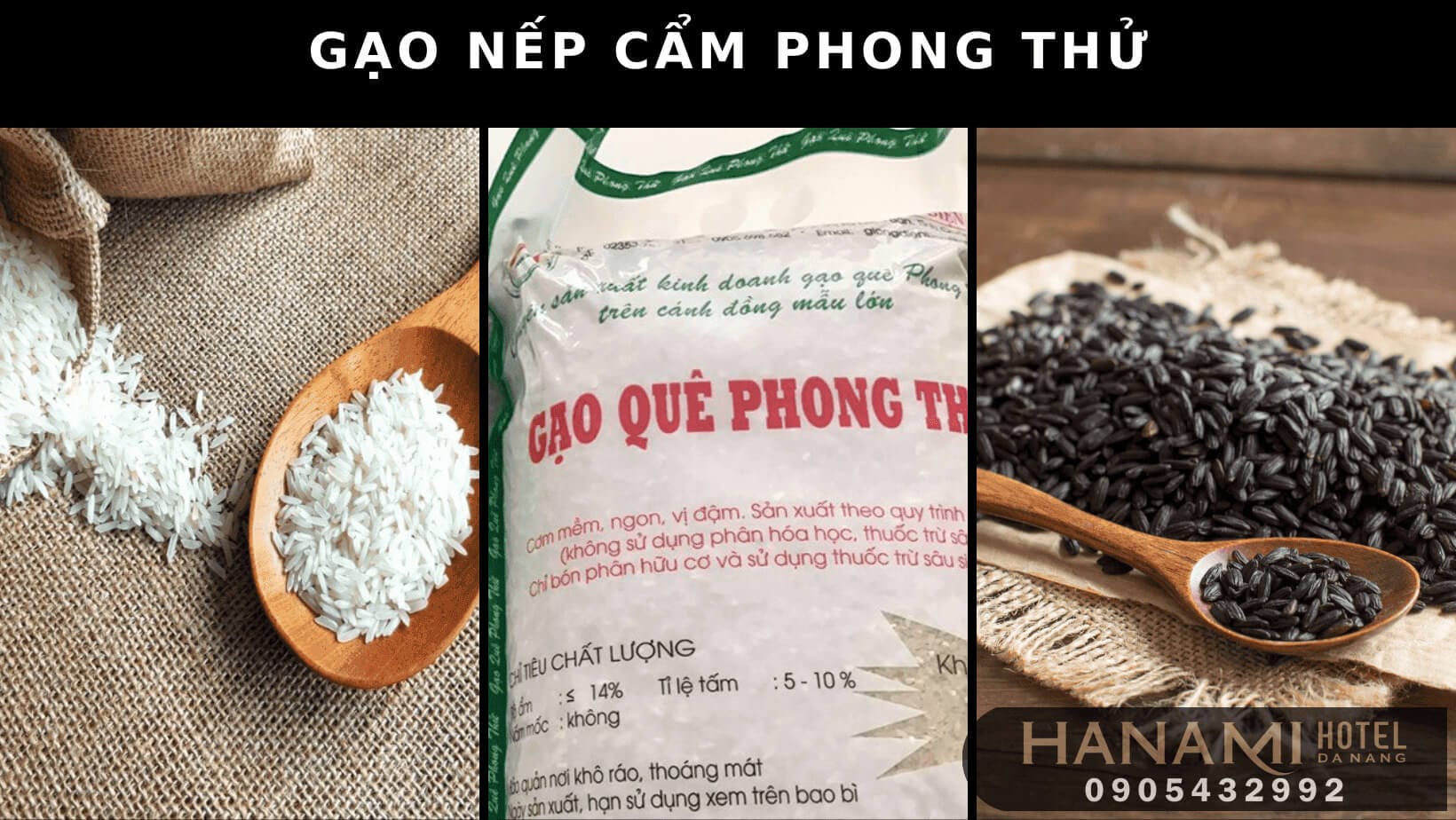 Mua nếp cẩm ở Đà Nẵng