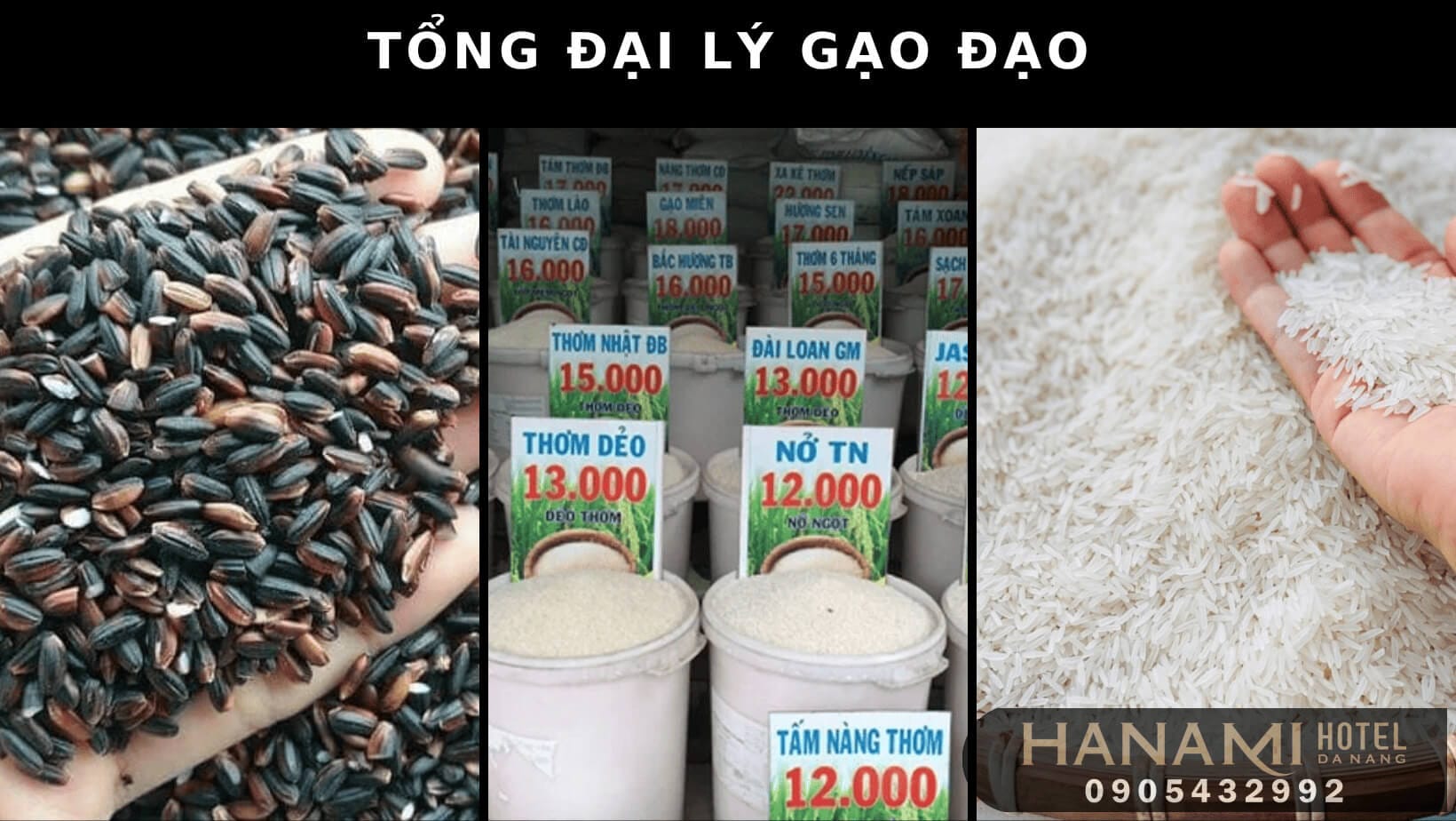 Mua nếp cẩm ở Đà Nẵng