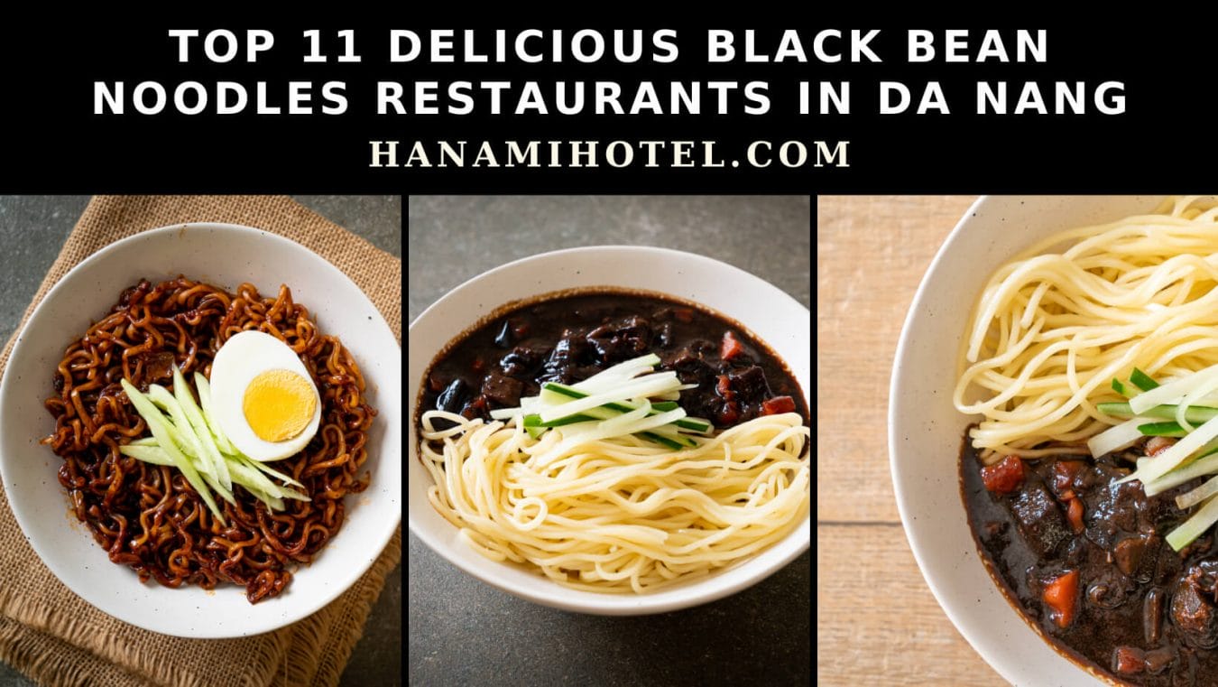 delicious restaurants black bean noodles in da nang