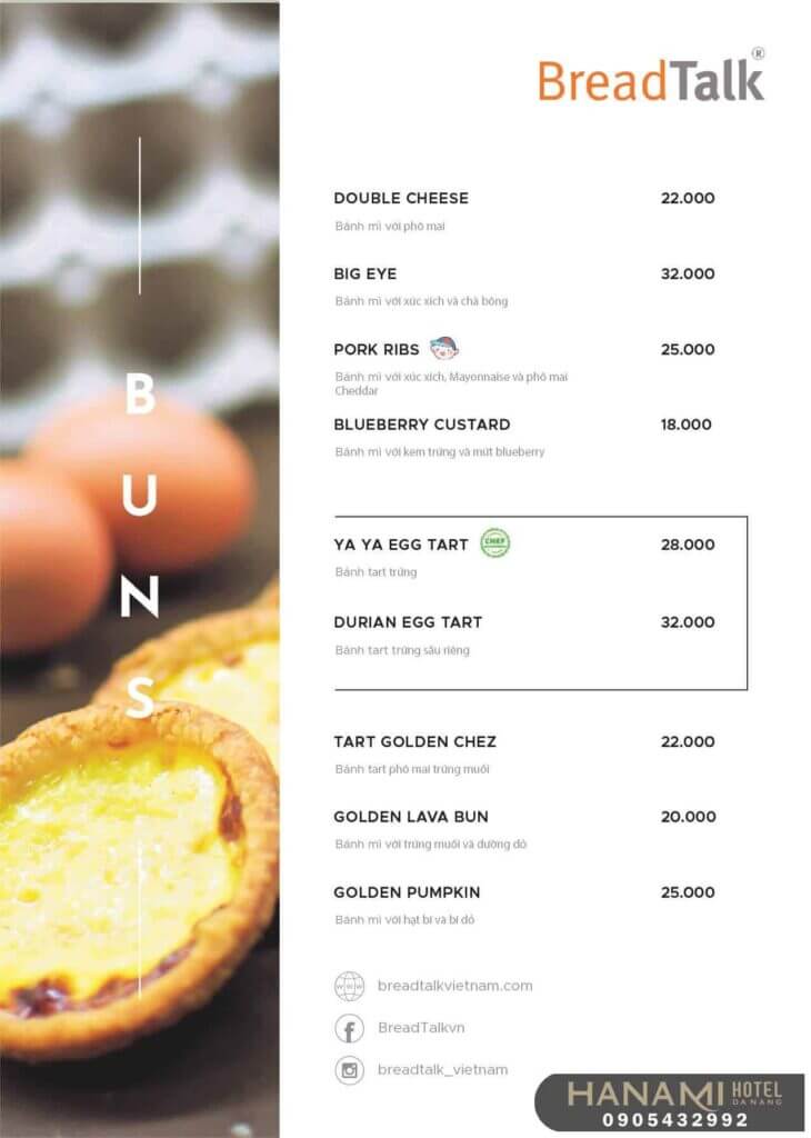 Tiệm bánh Breadtalk Đà Nẵng